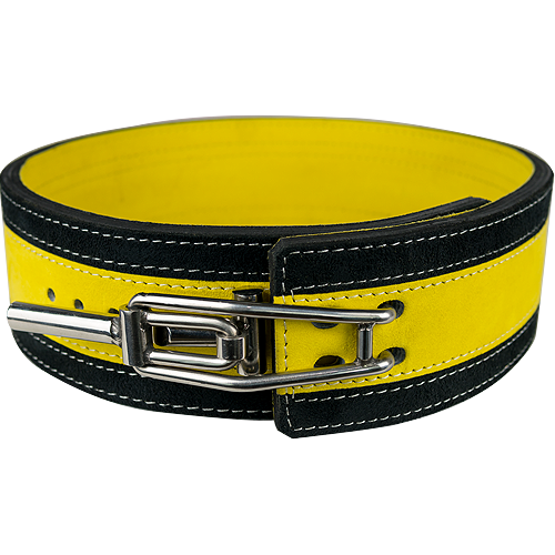 13mm Yellow & Black Lever Belt