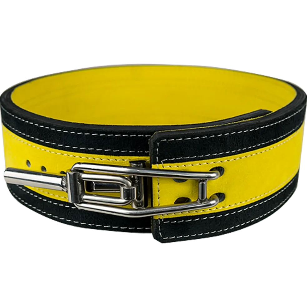 13mm Yellow & Black Lever Belt