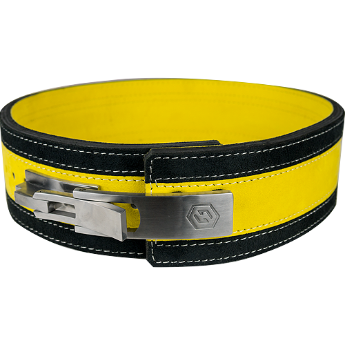 13mm Yellow & Black Lever Belt